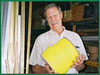 Tony Ellis in Building Supplies section, Tahsis BC